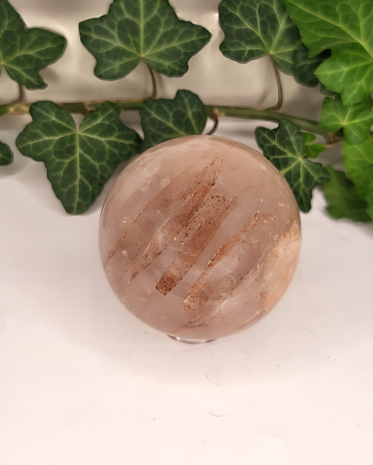 Sfera in Quarzo Ematoide grande