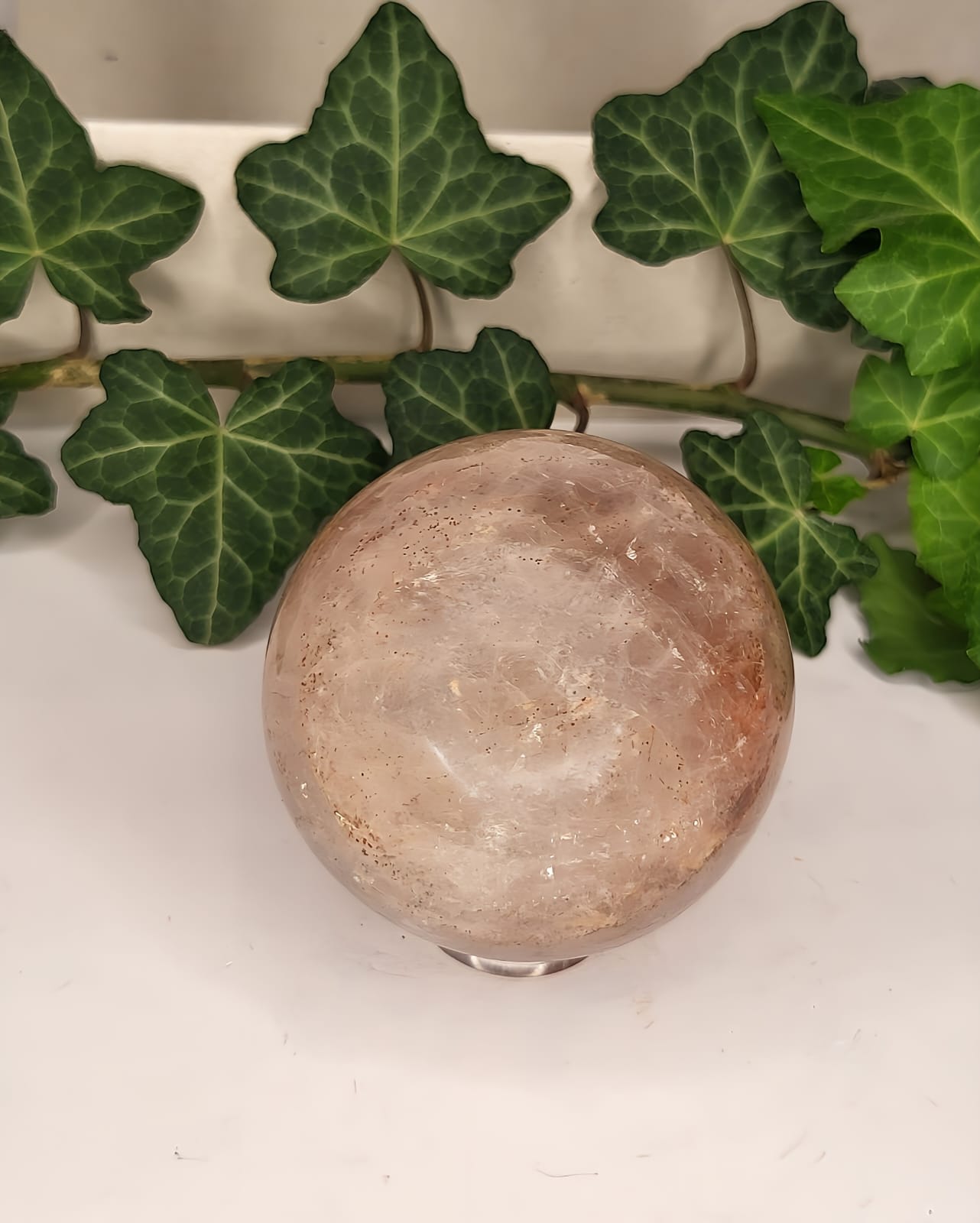 Sfera in Quarzo Ematoide grande