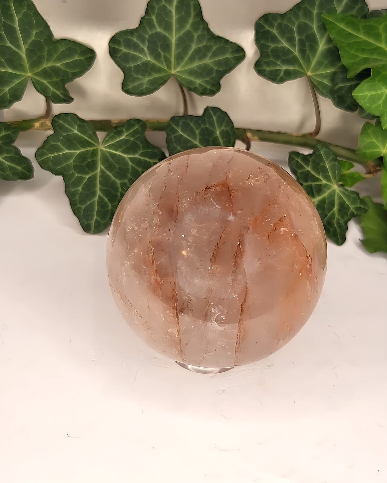 Sfera in Quarzo Ematoide grande