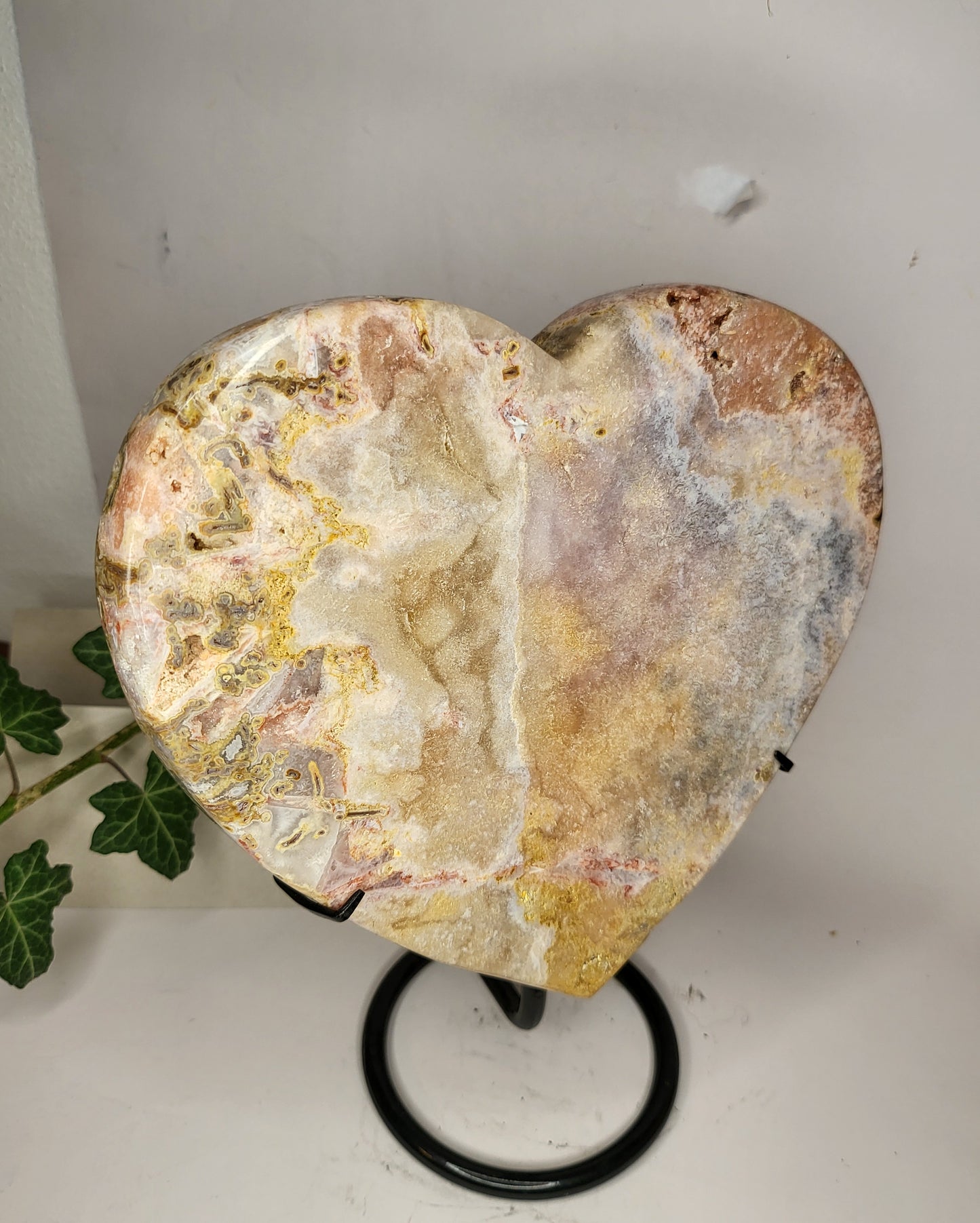 Cuore in Ametista Rosa