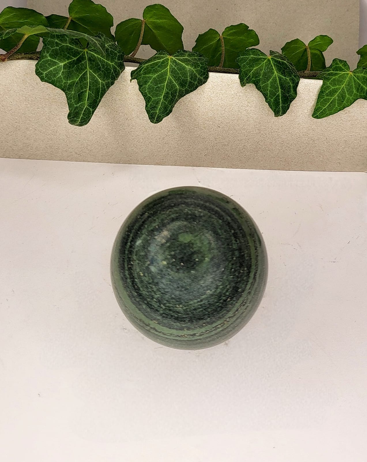 Sfera in Diaspro Verde grande