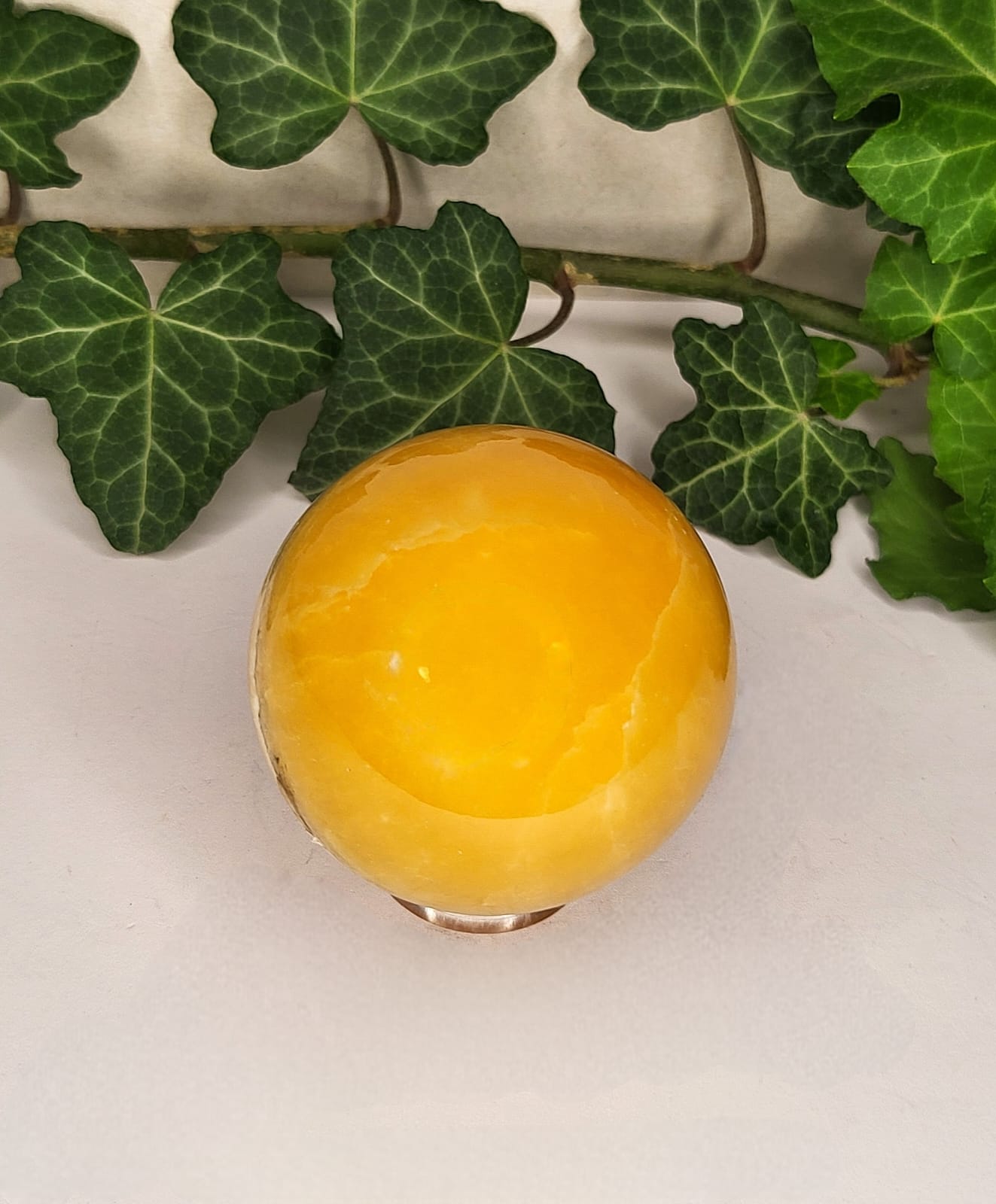 Sfera in Calcite Gialla