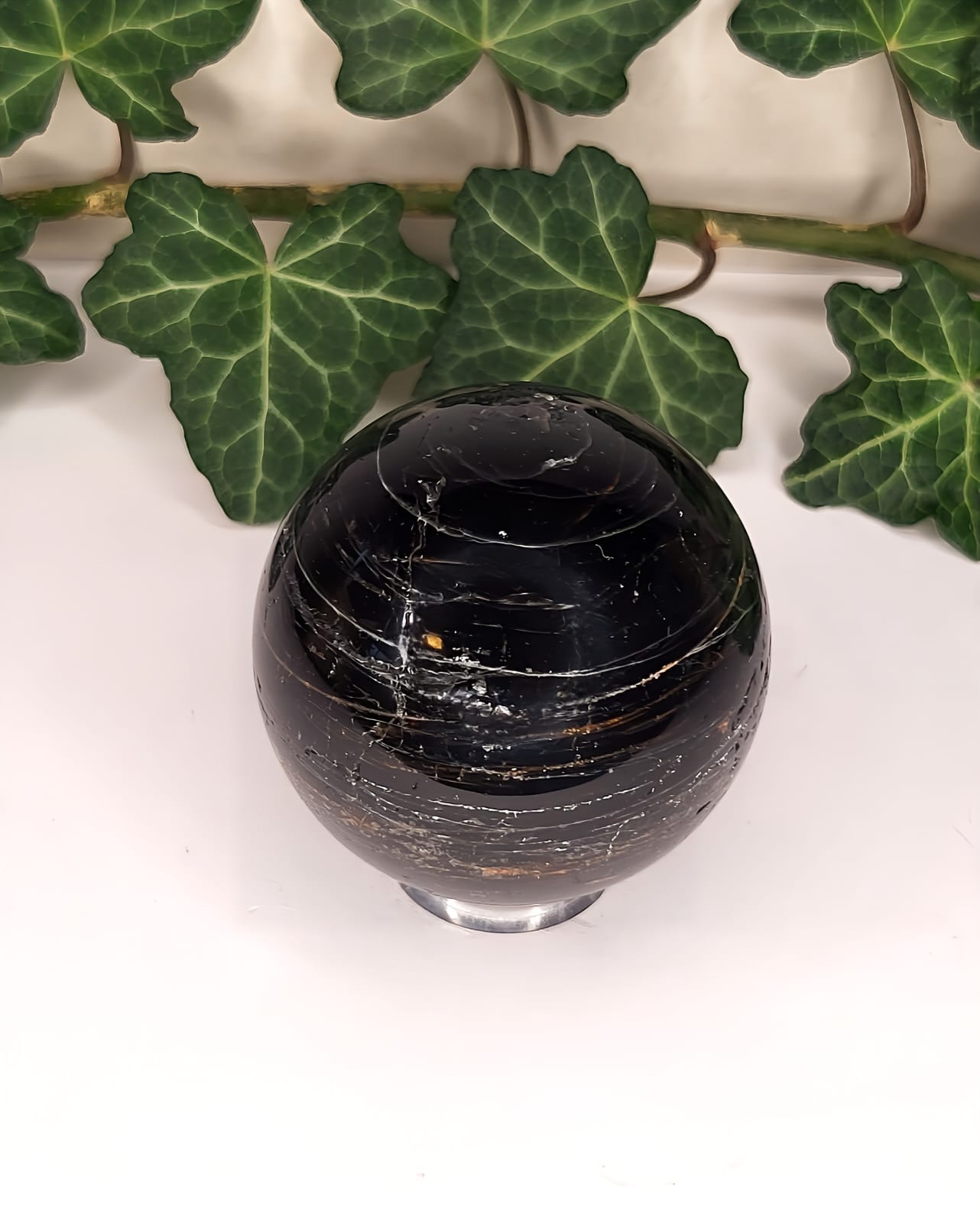 Sfera in Tormalina Nera