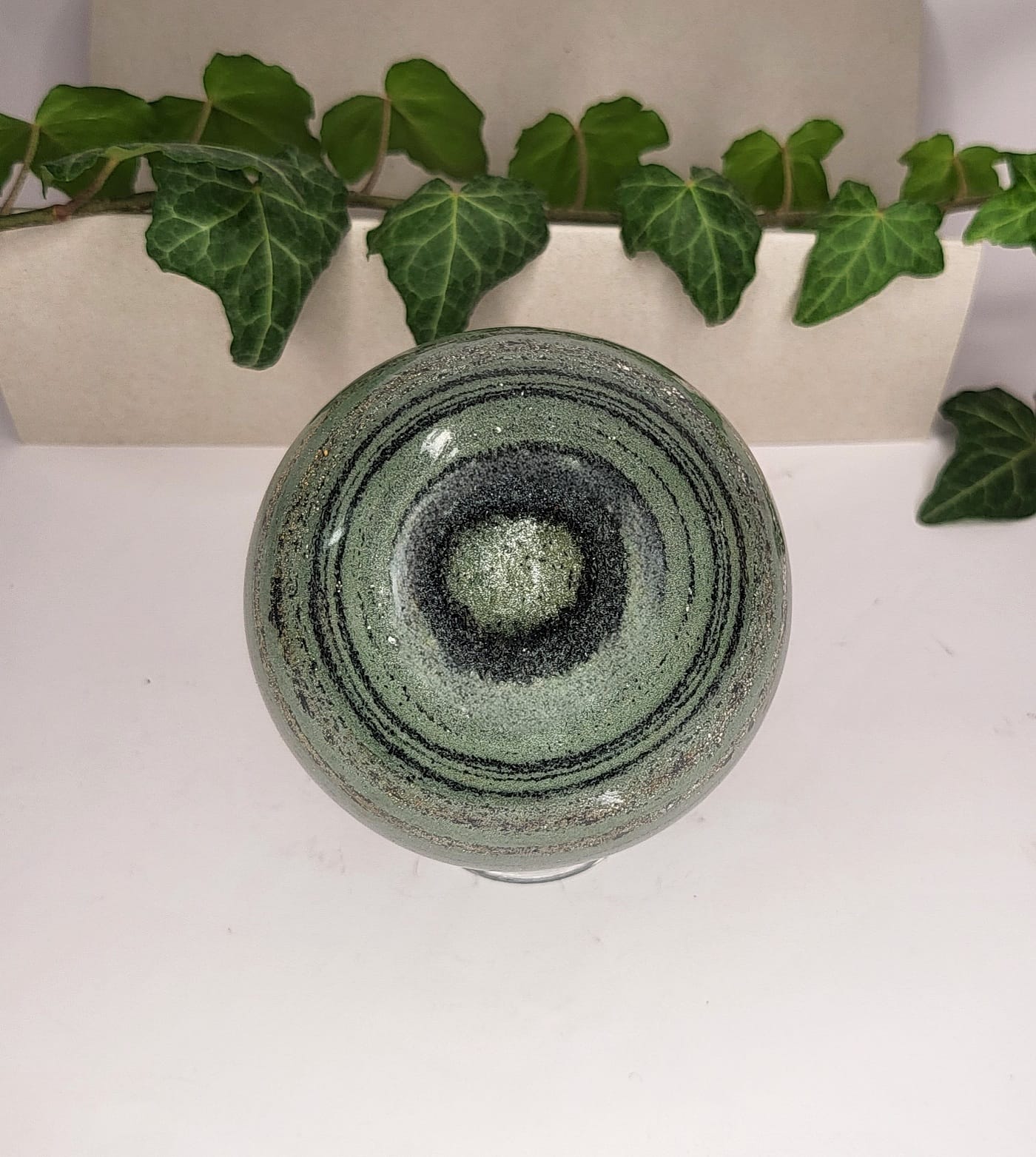 Sfera in Diaspro Verde Media
