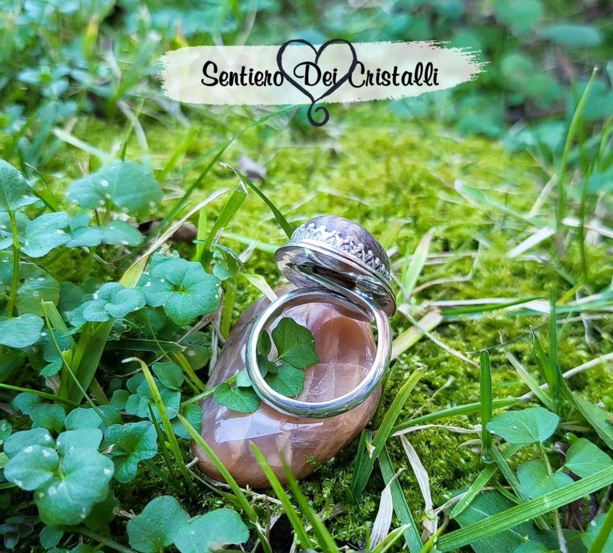 Anello in Argento 925 e Pietra di Luna