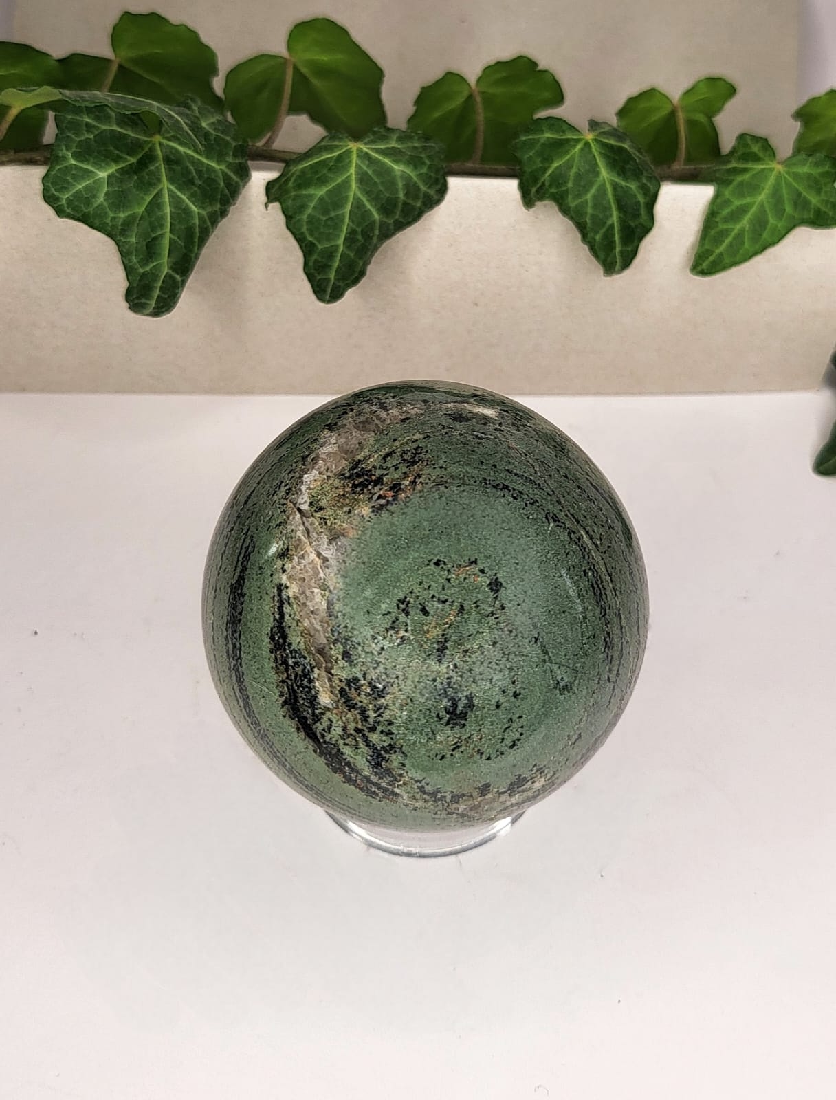 Sfera in Diaspro Verde Media