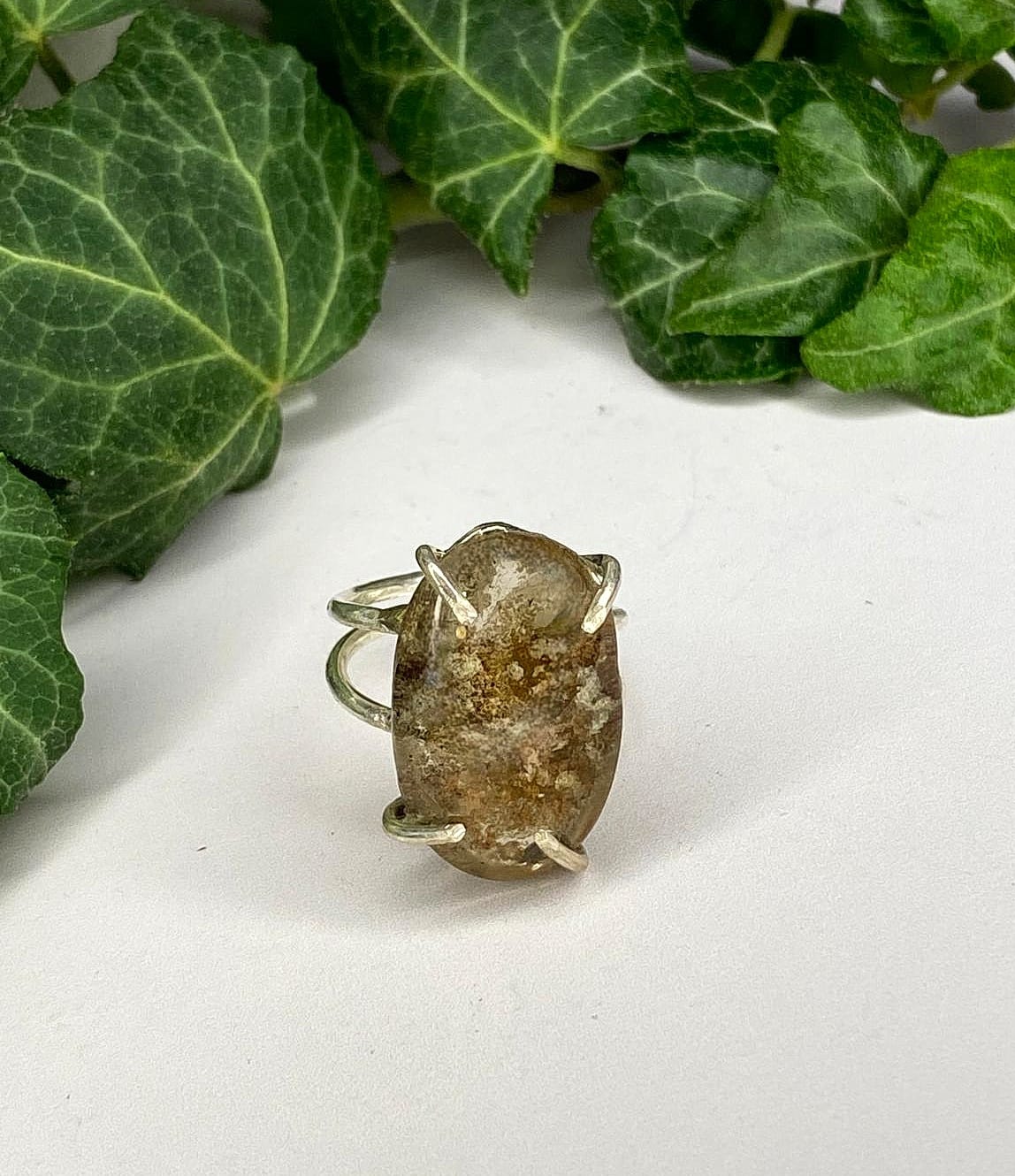 Anello in Argento 925 e Lodolite