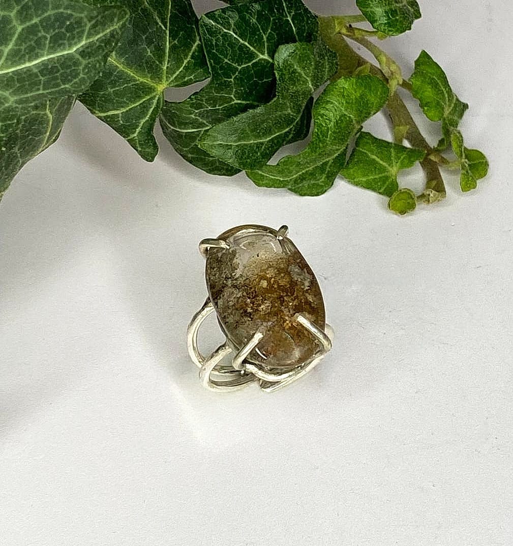 Anello in Argento 925 e Lodolite