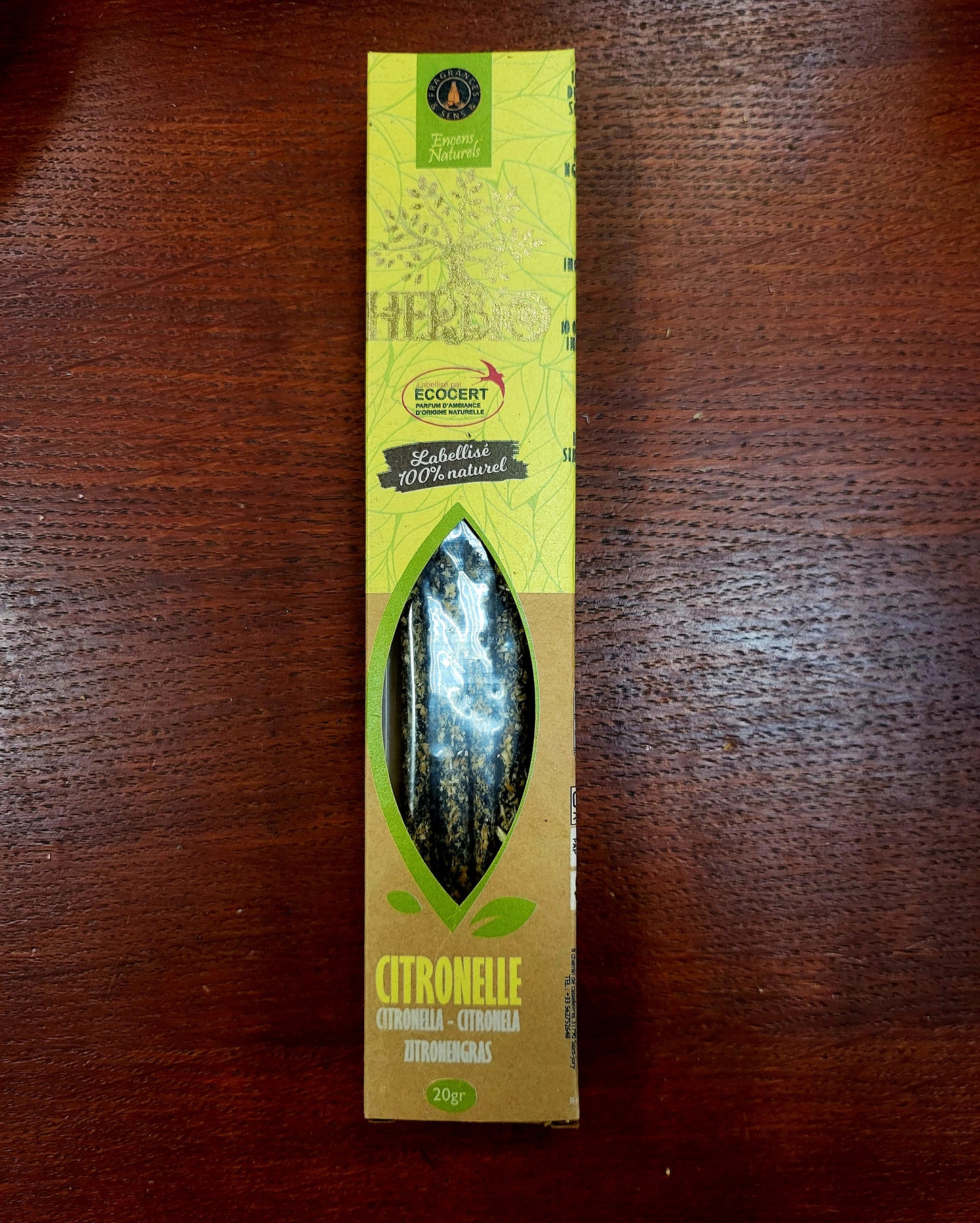 Herbio Citronella incenso smudge